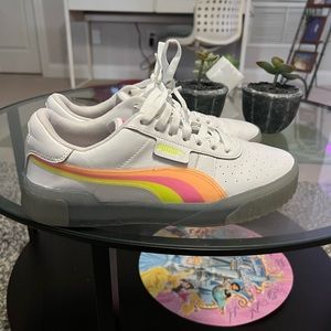 Puma Cali Neon ice sneakers